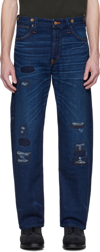 Photo: RRL Indigo Vintage 5-Pocket Keating Jeans