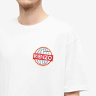 Kenzo Paris Men's Kenzo Globe T-Shirt in Off White