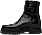 Ernest W. Baker Black Platform Boots