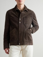 Mr P. - Crosta Suede Chore Jacket - Brown