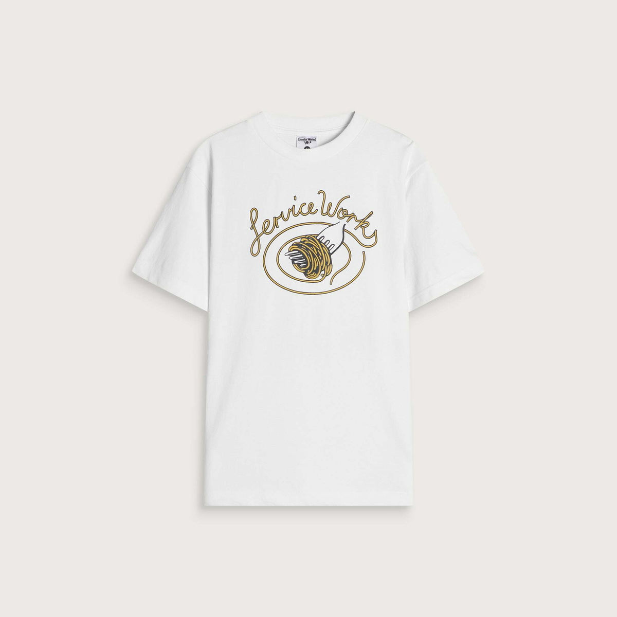 Service Works Men's Spaghetti T-Shirt in White