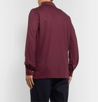 Rubinacci - Wool-Piqué Shirt - Burgundy