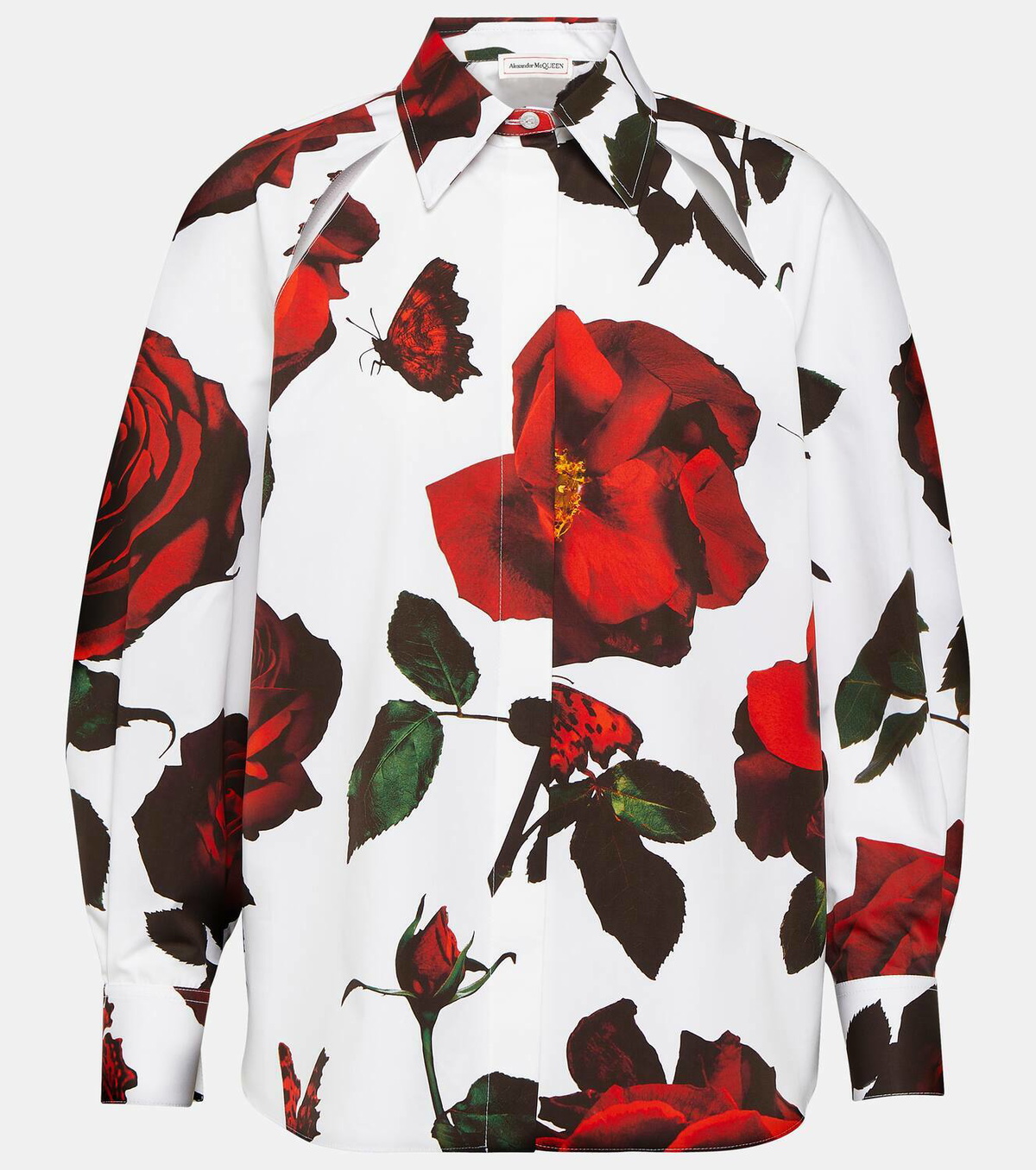 Alexander McQueen Floral Printed Shirt Alexander McQueen alexander-mcqueen-floral-printed-shirt-alexander-mcqueen