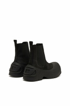 Diesel D-Donald-Chelsea boots in waxed suede and rubber - Boots Mens in Black