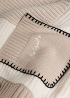 Axel Arigato Franco Colour-block Wool-blend Cardigan Beige