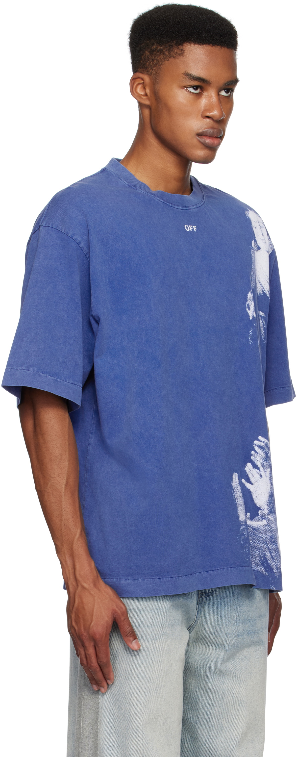 【関税無】 Off-White / Blurred Mary Skater T-Shirt / Tシャツ Off White | Blurred Mary Skater T-Shirt | Regular Fit T