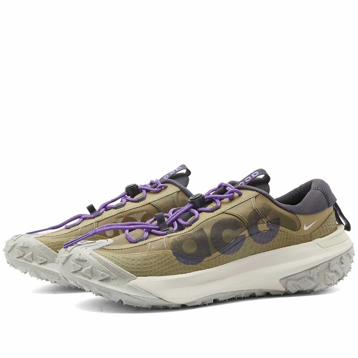 Photo: Nike Men's ACG Mountain Fly 2 Low Sneakers in Neutral Olive/Gridiron