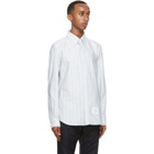 Thom Browne Grey Oxford Straight Fit Shirt