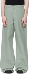 HELIOT EMIL Green Sella Trousers