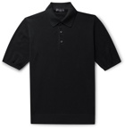 THOM SWEENEY - Slim-Fit Cotton-Piqué Polo Shirt - Blue