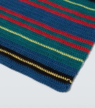 Bode Riverbank striped crochet tote bag