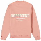 Represent Owners Club Crew Sweat in Rose