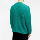 New Amsterdam Surf Association Men's Logo Cardigan in Aqua Green