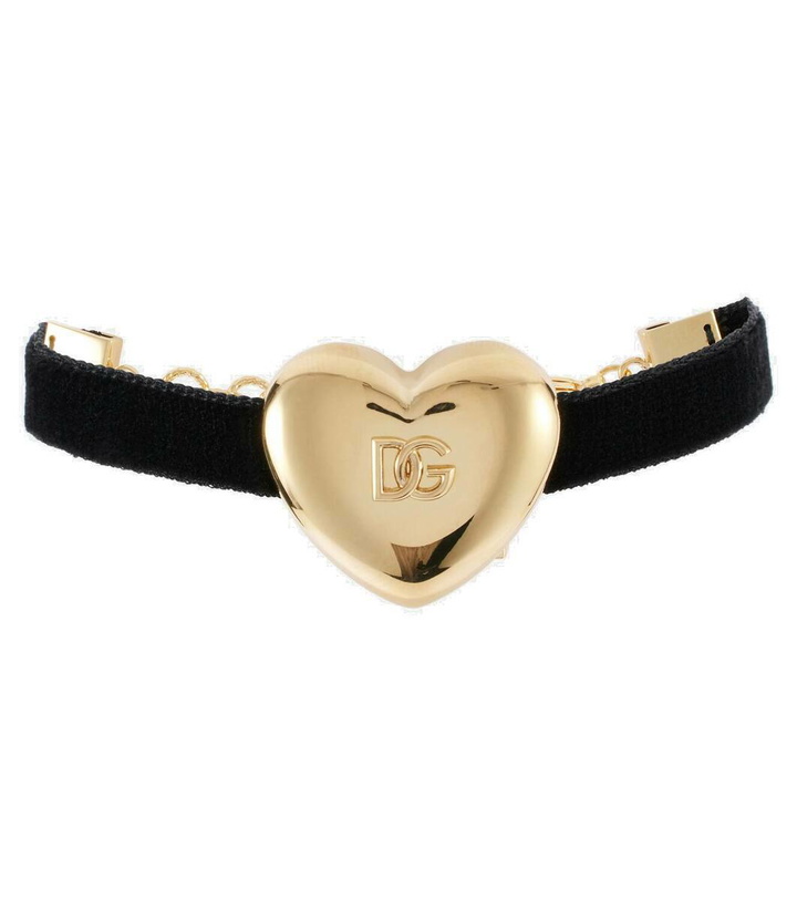Photo: Dolce&Gabbana DG velvet bracelet