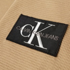 Calvin Klein Men's Long Sleeve Monogram Badge T-Shirt in Travertine