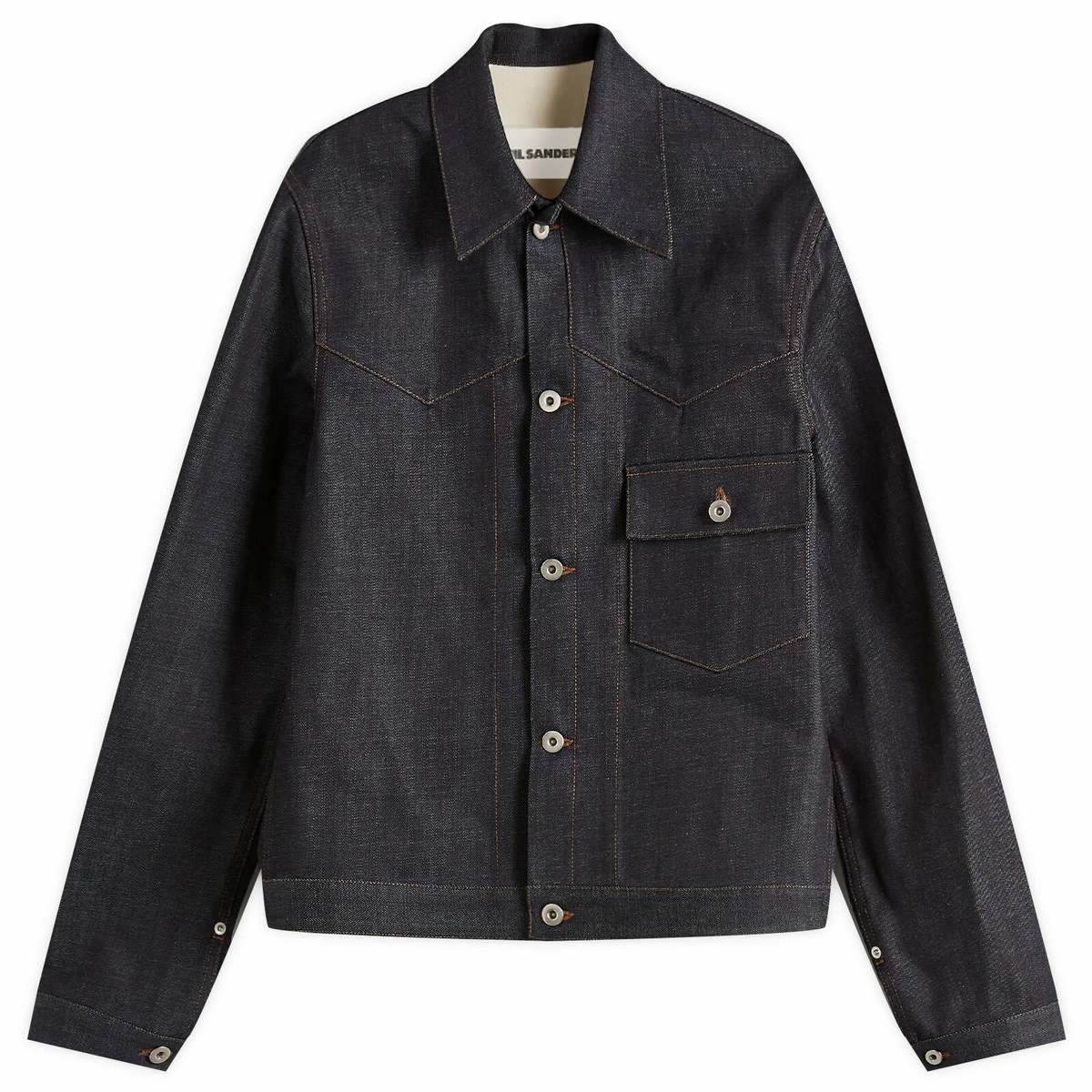 Jil Sander - Canvas Zip-Up Shirt Jacket - Black Jil Sander