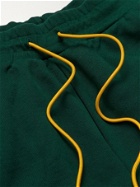 RHUDE - San Pietro Logo-Embroidered Cotton-Jersey Sweatpants - Green