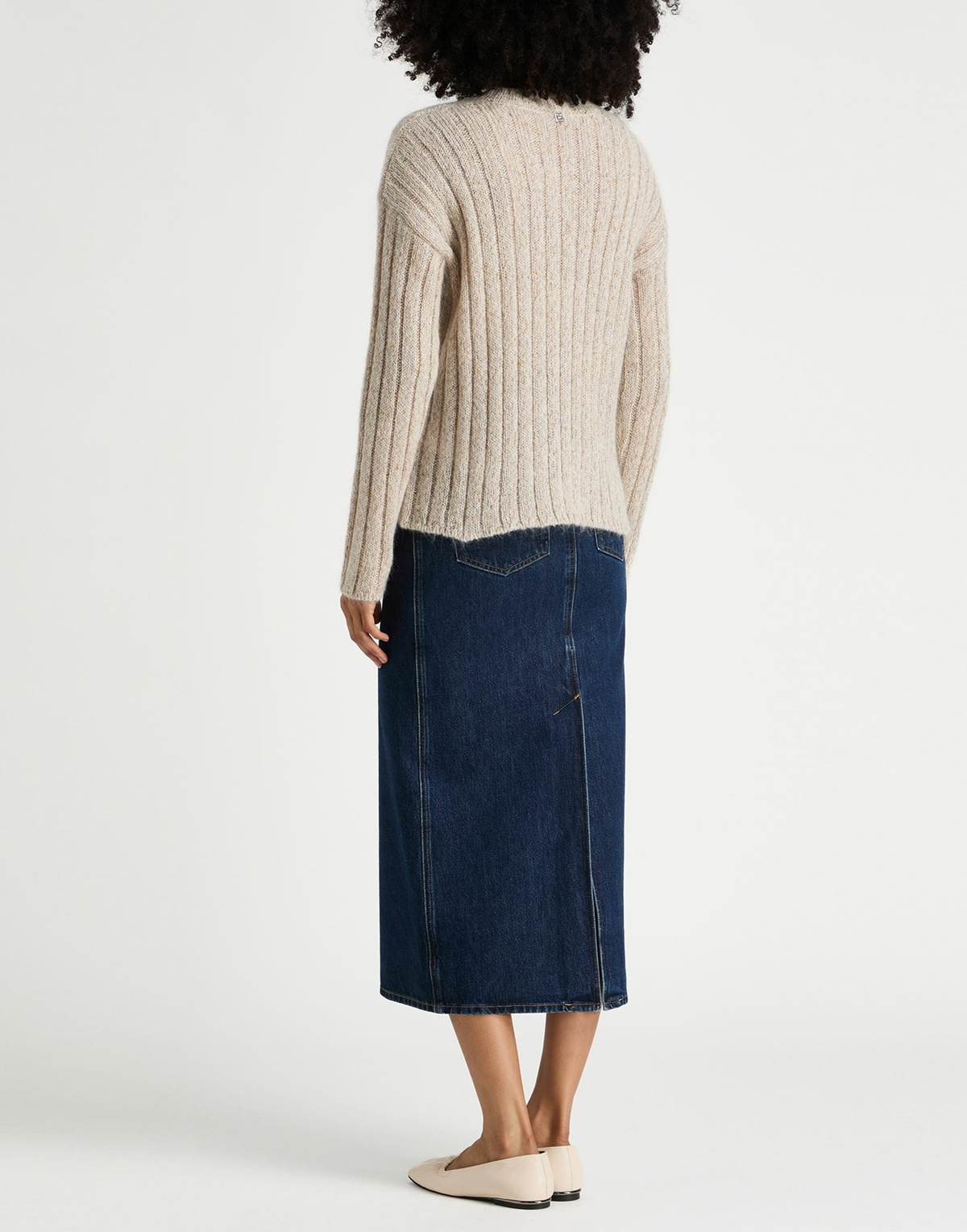Manila Grace Womens Sweater in Beige