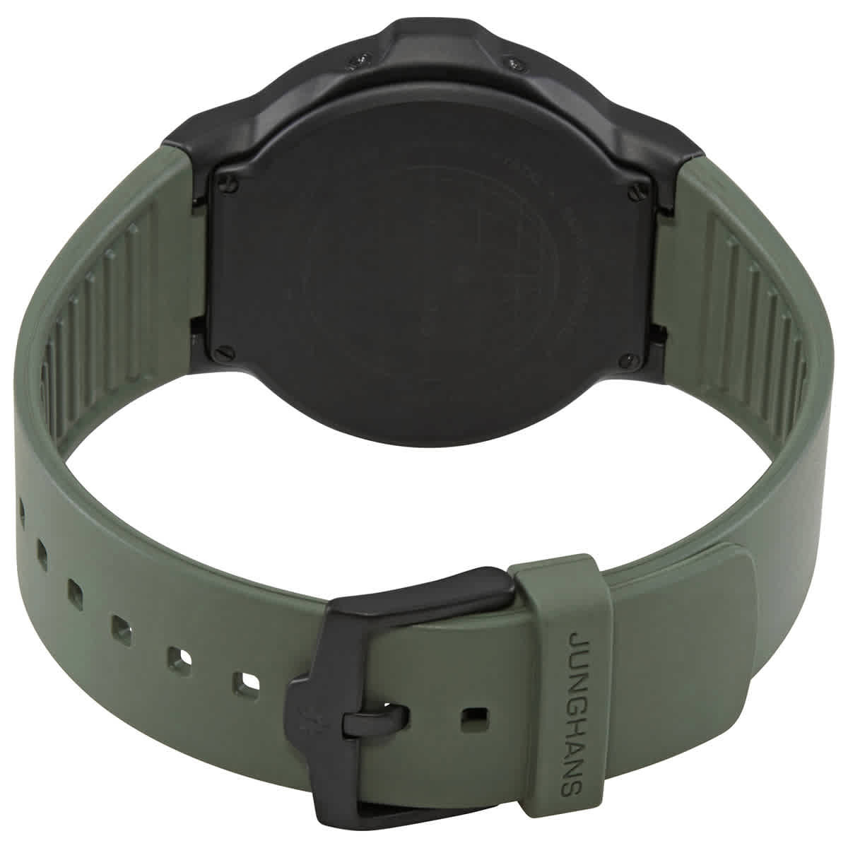 Junghans Force Mega Solar Quartz Black Dial Mens Watch 018/1002.00