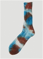 Stain Shade x Decka Socks - Tie Dye Socks in Blue