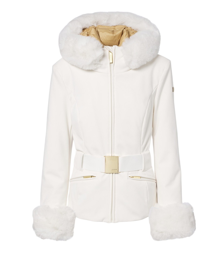Photo: Goldbergh Prezioso belted hooded technical ski jacket