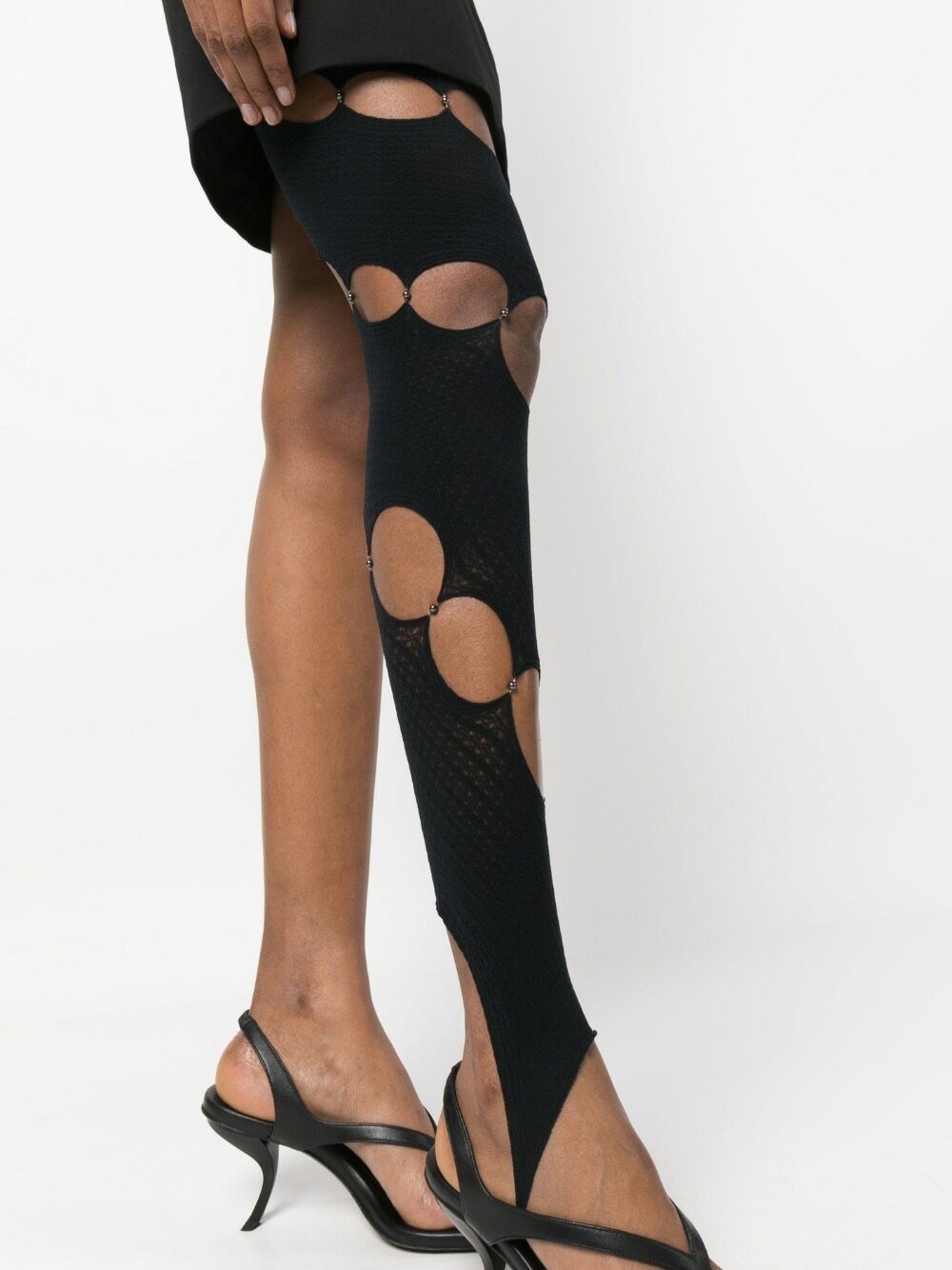 SSENSE Exclusive Black Cut-Out Sport Leggings