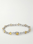 Hatton Labs - Sterling Silver and Cubic Zirconia Bracelet - Yellow