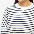 YMC Women's Earth Almost Grown Sweatshirt in Ecru Navy