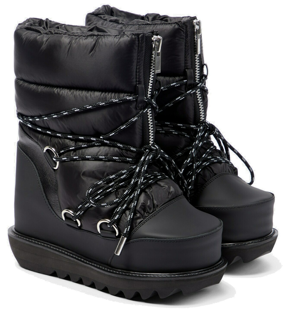 Photo: Sacai Quilted hiking boots