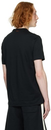 ZEGNA Black Embroidered T-Shirt