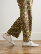 Golden Goose - Super-Star Distressed Suede-Trimmed Leather Sneakers - White