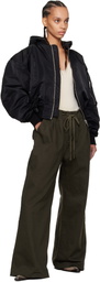 Entire Studios Black Broad Bomber Jacket