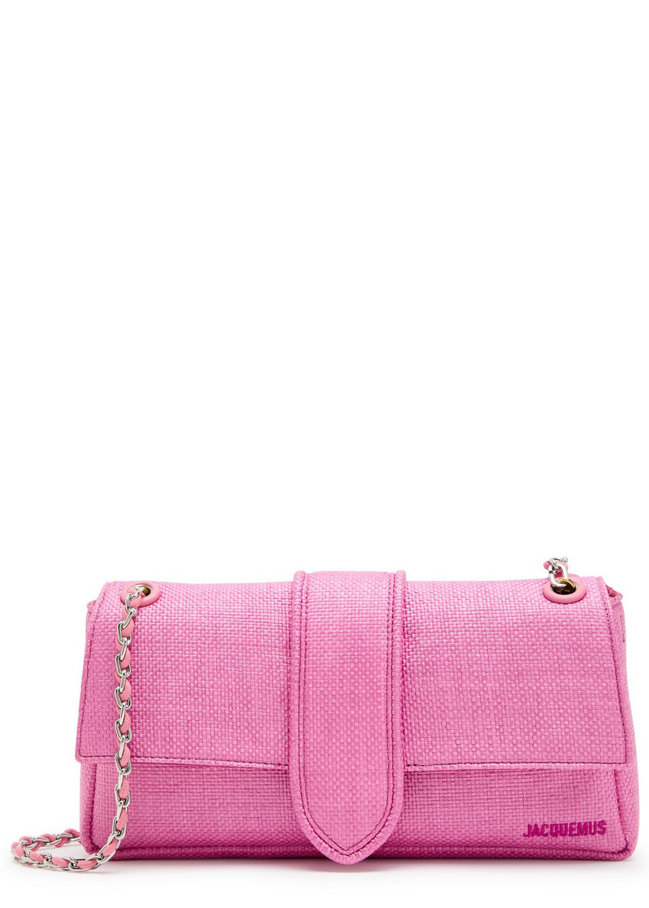 Jacquemus Le Bambino Chaîne Raffia Shoulder bag - Pink - One Size