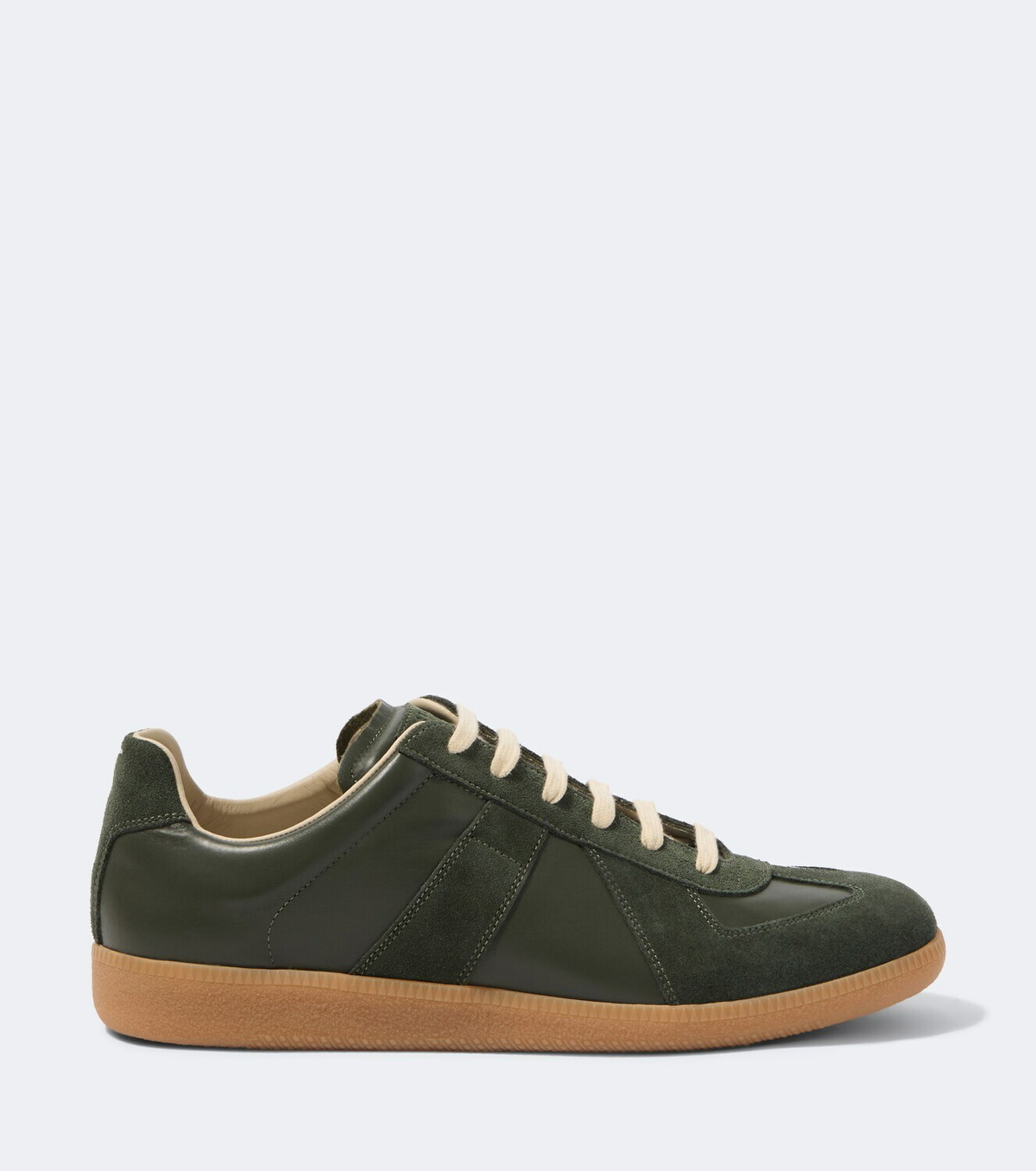 Maison Margiela Replica leather and suede sneakers