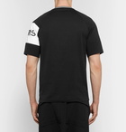 Givenchy - Slim-Fit Logo-Embroidered Cotton-Jersey T-Shirt - Men - Black