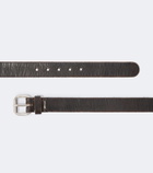 The Row Geo leather belt