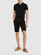 PT TORINO - Stretch Cotton Bermuda Shorts