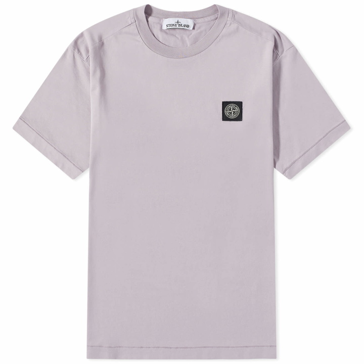 Photo: Stone Island Men's Patch T-Shirt in Lavender