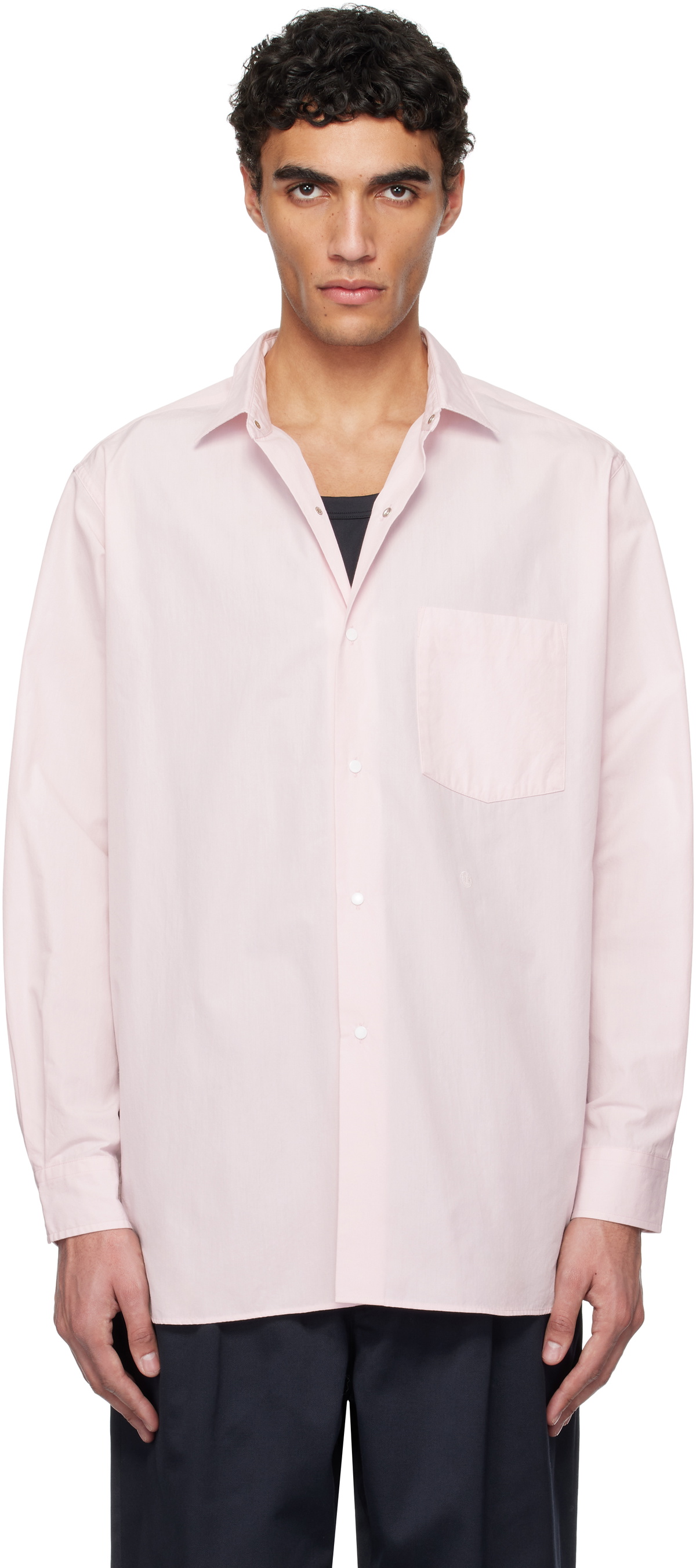 nanamica Regular Collar Wind Shirt Pink 【公式通販】