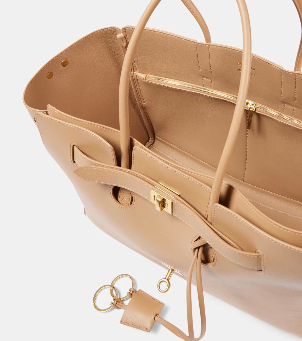 Balenciaga Bel Air Medium leather tote bag