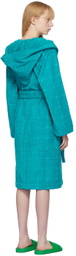 Bottega Veneta Blue Spongy Bath Robe
