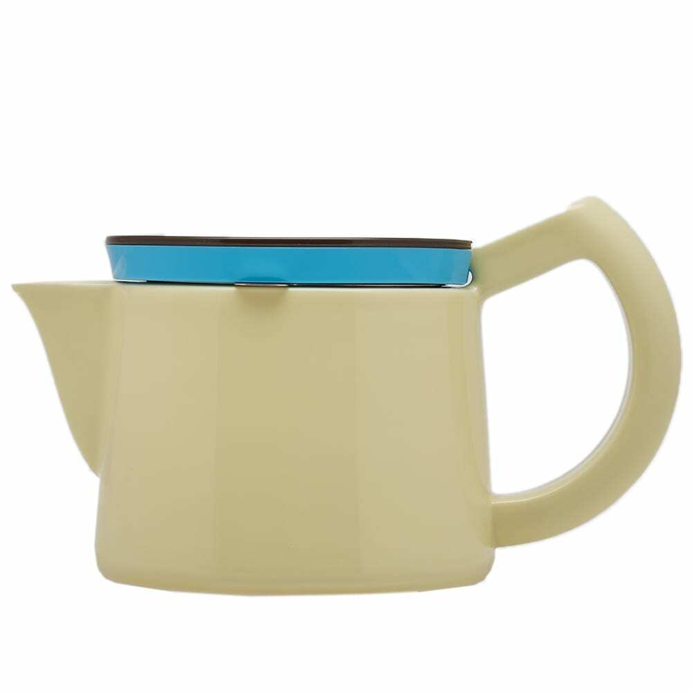 HAY Porcelain Coffee Pot in Light Yellow HAY