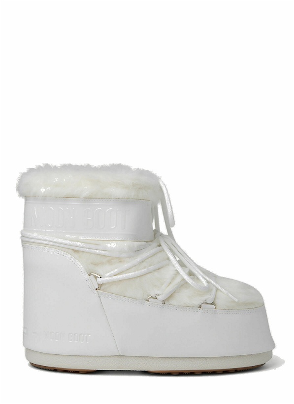 Photo: Icon Low Faux Fur Snow Boots in White