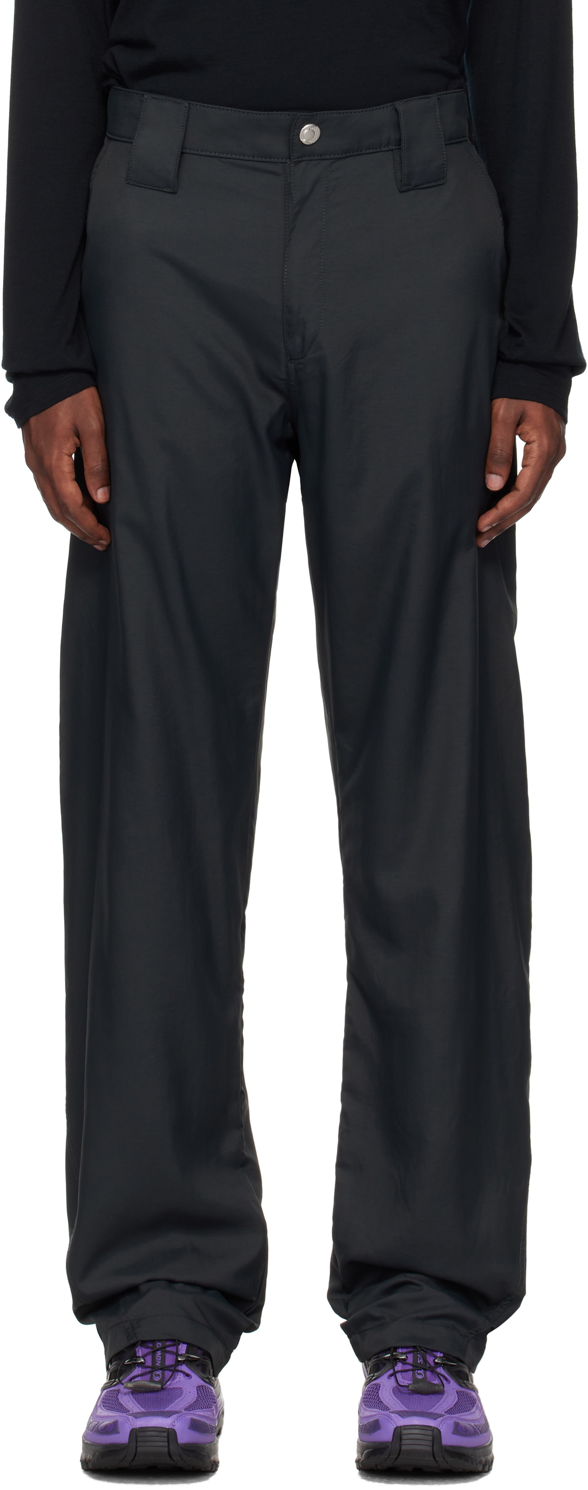AFFXWRKS Black Contract Trousers AFFXWRKS
