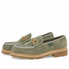 Paraboot Women's Vinvenne Suede Loafer in Lime