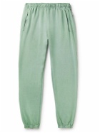 Onia - Tapered Garment-Dyed Cotton-Blend Terry Sweatpants - Green