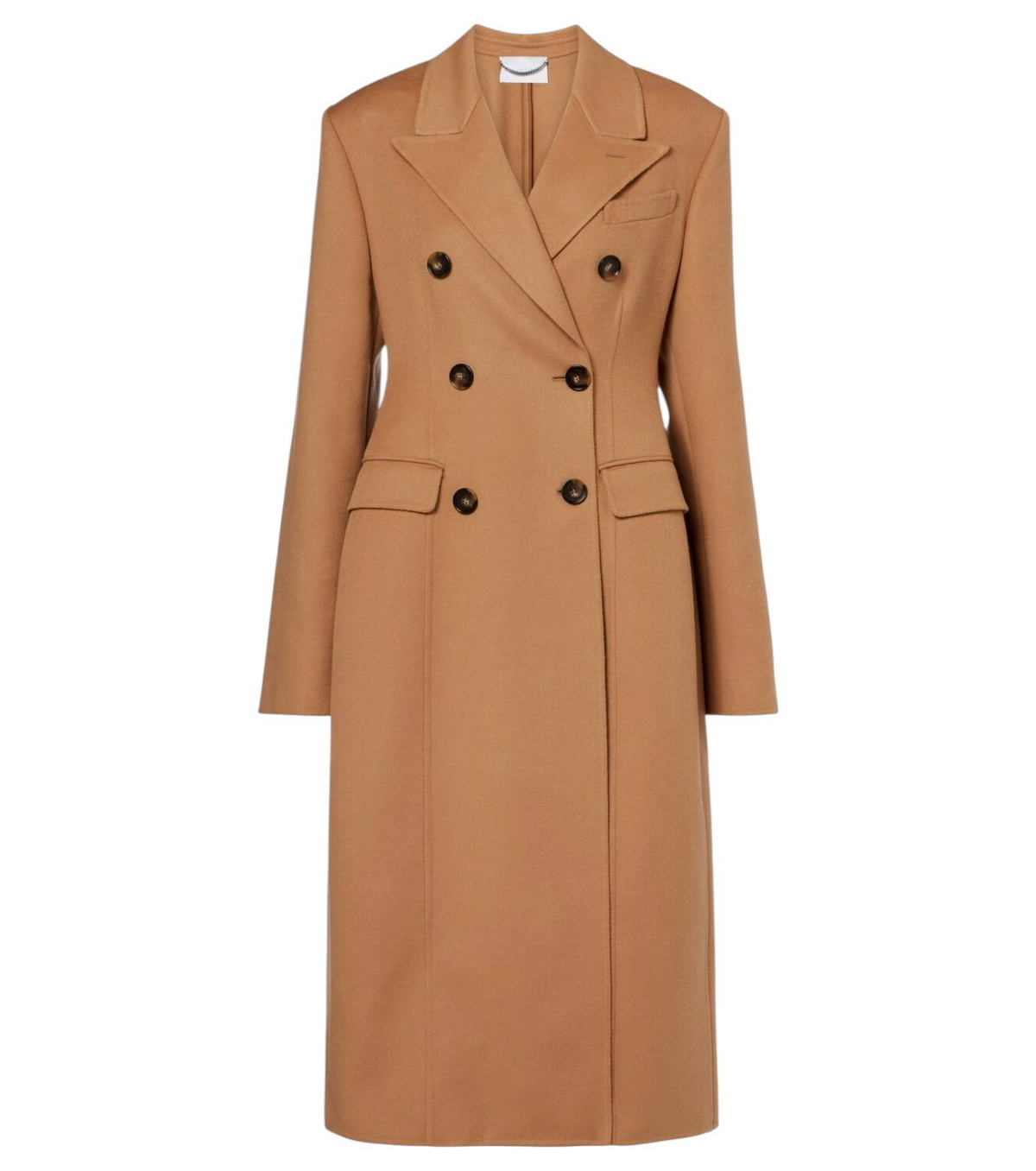 STELLA McCARTNEY sustainable cotton double-breasted trench