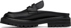 Marni Black Leather Piercing 2.0 Chunky Slip-on Loafers