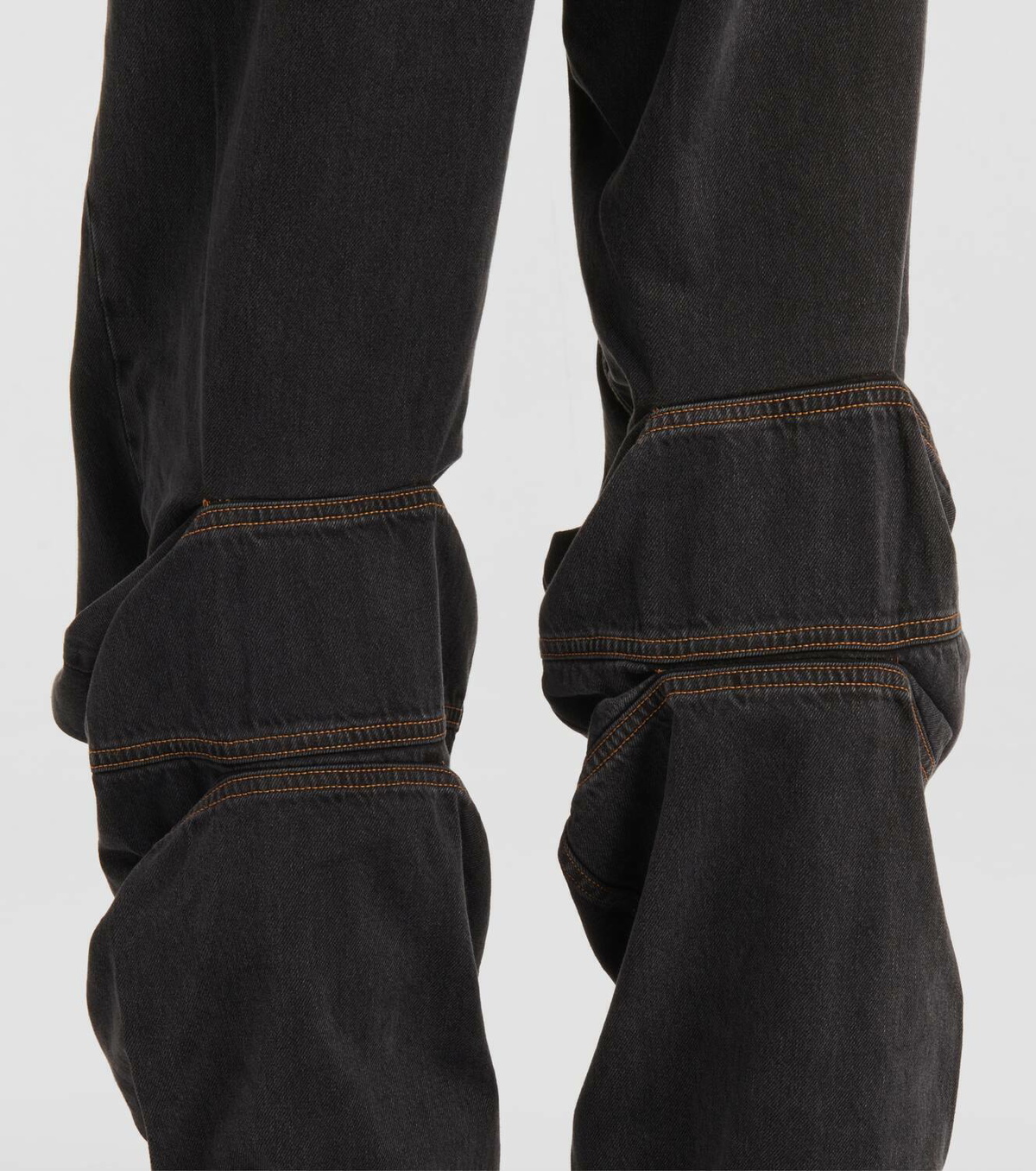Y/Project Evergreen Draped Cuff wide-leg jeans Y/Project