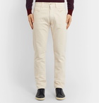 Loro Piana - Slim-Fit Rain System Denim Jeans - Neutrals